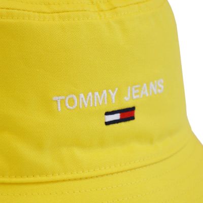 4. Kapelusz Tommy Jeans Sport Bucket Żółty - AW0AW11661-ZGF