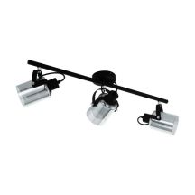 Lampa punktowa BERREGAS 3XE27 czarna/chrome
