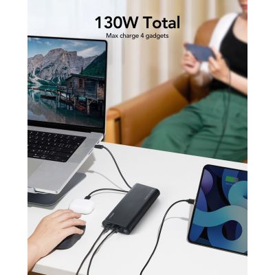 3. VEGER TC130 bank mocy Litowo-jonowa (Li-Ion) 25000 mAh Czarny