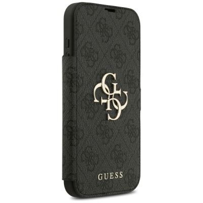 4. Etui Guess Book 4G Metal Logo na iPhone 18 Pro Max / 17 Pro Max - czarne