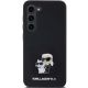 3. Etui Karl Lagerfeld Silicone Karl&Choupette Metal Pin na Samsung Galaxy S23 - czarne