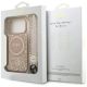 8. Etui Guess IML Flowers Electro Pearl Strap MagSafe do iPhone 17 Pro - różowe