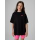 T-shirt loose gładki dziewczęcy 4F 4FJRSS26TTSHF3984-20S