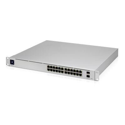 3. Switch Ubiquiti UniFi Pro 24 PoE 26p PoE ( PoE+: 16; PoE++: 8;) Managed Gigabit (USW-Pro-24-POE-EU)
