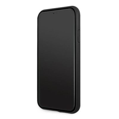 5. Etui BMW Leather Perforate na iPhone 11 / Xr - czarne