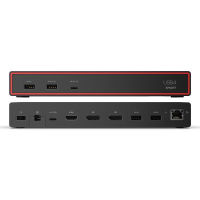 4. Stacja dokująca Lenovo - inteligentna stacja dokująca ThinkPad USB4 o mocy 135 W