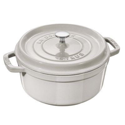 4. Garnek żeliwny okrągły STAUB 40501-413-0 - biała trufla 5.2 ltr