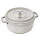 4. Garnek żeliwny okrągły STAUB 40501-413-0 - biała trufla 5.2 ltr