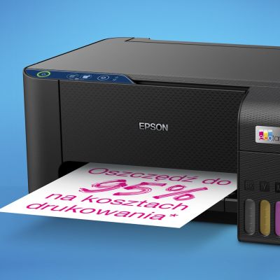 14. Epson EcoTank L3231 - wielofunkcyjna drukarka A4 ze stałym zasilaniem w atrament