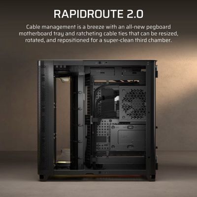 8. Obudowa Corsair AIR 5400 RS-R ARGB Tempered Glass Mid-Tower, Black