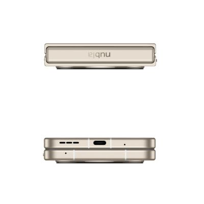 5. Smartfon Nubia Flip 5G 8/256GB Bundle Sunshine Gold