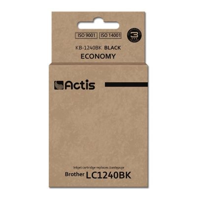 Actis KB-1240Bk Tusz (zamiennik Brother LC1240BK/LC1220BK; Standard; 19 ml; 600 stron, czarny)