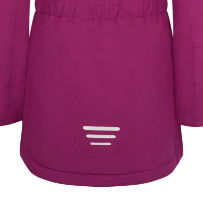 6. Kurtka puchowa dla dziewczynki Trollkids Girls Alesund Coat wodoodporna różowa (301-235)