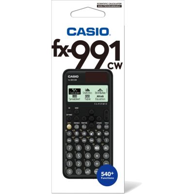 15. CASIO FX-991CW KALKULATOR NAUKOWY BOX. Czarny.
