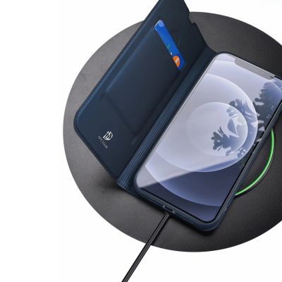 16. Dux Ducis Skin Pro kabura etui pokrowiec z klapką iPhone 13 mini złoty