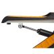 18. Stepper prosty z linkami HMS S3092 pomarańczowo-biały