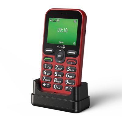 8. Doro Leva E10 6,1 cm (2.4") 118,9 g Czerwony Telefon dla seniora