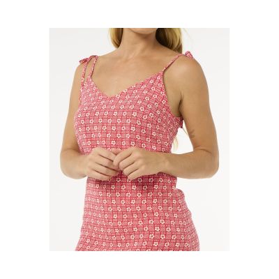 3. Sukienka RIP CURL Cala Mayor Mini Tie Dress czerwony