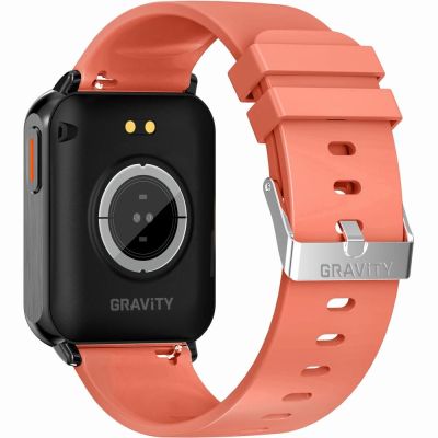 11. Smartwatch Gravity Czerwono Czarny 2 Paski GT17-10