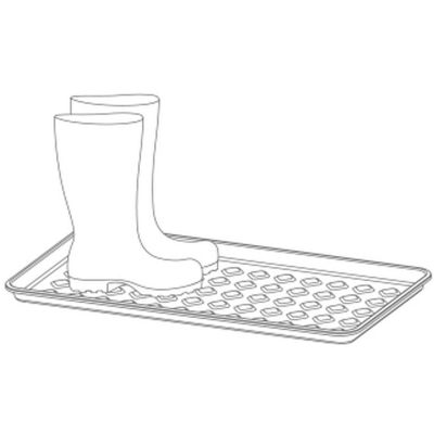 21. OCIEKACZ PODSTAWKA POD BUTY DRY PAD CZARNY PROSPERPLAST