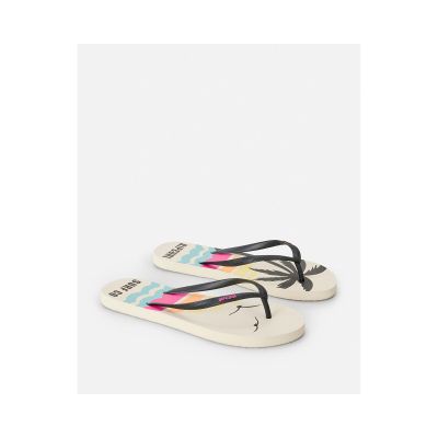 2. Japonki damskie RIP CURL Mixed Bloom Open Toe brązowe