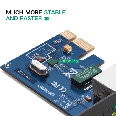 8. Karta sieciowa Ugreen US230 Gigabit 10/100/1000Mbps PCI-E - czarna