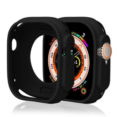 2. Etui Silicone Watch Case na Apple Watch 44 mm (Series 4/5/6/SE) - czarne