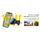 13. Uchwyt samochodowy Wozinsky WCT5-Q6S2Y z ładowarką indukcyjną Qi/MagSafe 15W na kratkę wentylacji z wentylatorem - czarny