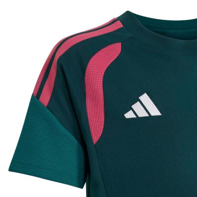 3. Koszulka dla dzieci adidas Real Madrid 26/27 Tiro 26 Sweat Tee ciemnozielona KZ2483