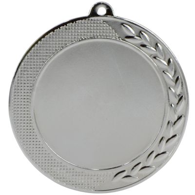 MEDAL SREBRNY 70 MM MIEJSCE NA EMBLEMAT 50 MM STALOWY TRYUMF