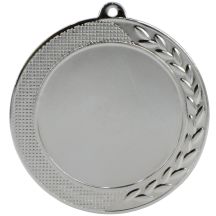 MEDAL SREBRNY 70 MM MIEJSCE NA EMBLEMAT 50 MM STALOWY TRYUMF
