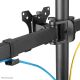15. Neomounts FPMA-D550D3BLACK uchwyt / stojak do monitorów 68,6 cm (27") Biurko Czarny