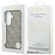 8. Etui Guess 4G Embossed Ring MagSafe na Samsung Galaxy S26 - brązowe