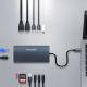 5. Hub USB-C 14 w 1 Wozinsky WDS03Y5S wielofunkcyjny, aluminiowy, do 3 monitorów, z kablem 15 cm  - szary