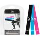 17. ZESTAW 3 GUM TAŚM DO ĆWICZEŃ STRETCH BAND XQMAX