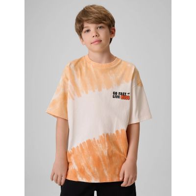 T-shirt bawełniany chłopięcy 4F 4FJRSS26TTSHM4172-91A