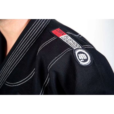 17. Kimono / GI do treningu BJJ - Czarne DBX ELITE A0 + PAS A0