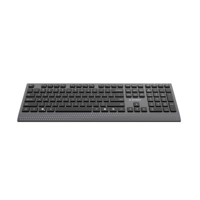 2. GEMBIRD KLAWIATURA SLIM PRZEWODOWA MULTIMEDIALNA CZARNA, USB-C, UKŁAD US
