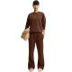 7. Spodnie damskie Nike Studio Fleece Medium Weigh brązowe IM8078 259