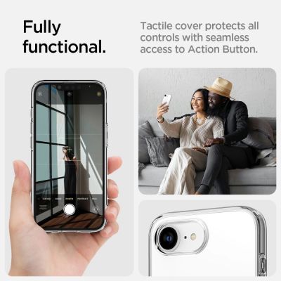 13. Etui Spigen Liquid Crystal Mag MagSafe na iPhone 16e / 17e - przezroczyste