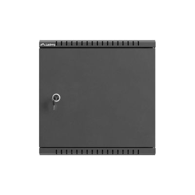 5. LANBERG SZAFA INSTALACYJNA TPR 10" Z PŁYTĄ MESH 340X340X140 CZARNA (ZŁOŻONA)
