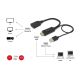 6. Equip 119039 adapter kablowy 0,15 m HDMI Typu A (Standard) DisplayPort Czarny
