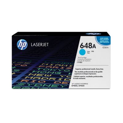 8. HP 648A oryginalny wkład z błękitnym tonerem LaserJet