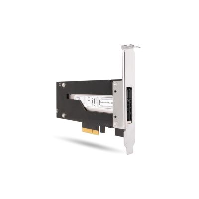 7. Kontroler pamięci masowej ICY Dock ToughArmor MB840M2P-B - Karta M.2 NVMe - PCIe 3.0 x4 - 1 nadajnik/kanał - Srebrny