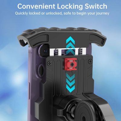 6. Uchwyt Choetech H067 do telefonu rowerowy regulowany - szary