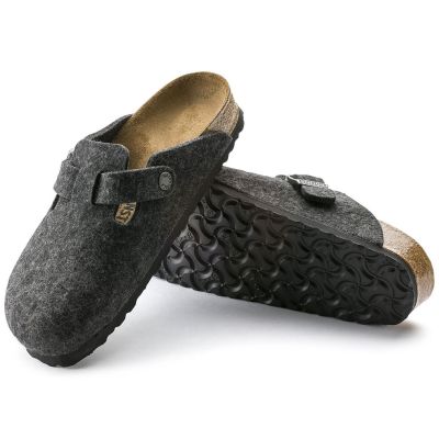 6. Klapki Birkenstock Boston FE Anthrazit 160373