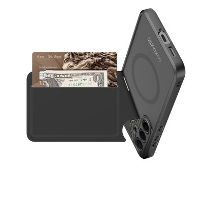 10. Etui Dux Ducis Rafi II na Samsung Galaxy S25+ z podstawką i portfelem - czarne