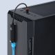 13. Baseus Lite Series zewnętrzna karta sieciowa USB Typ C - RJ-45 1Gbps (1000Mbps) czarny (WKQX000301)