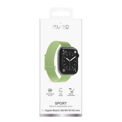 2. Pasek Puro Sport na Apple Watch 38/40/41/42mm - zielony