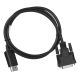 3. Kabel Lanberg CA-DPDV-10CU-0010-BK (DisplayPort M - DVI-D M; 1m; kolor czarny)